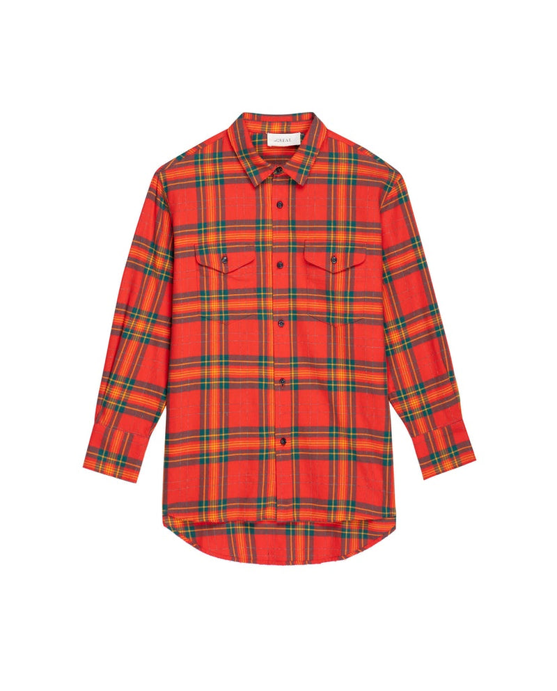 Heritage shirt in campfire plaid