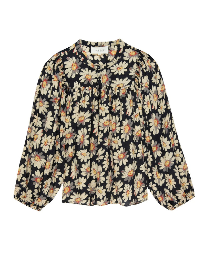 Tale top in winter floral