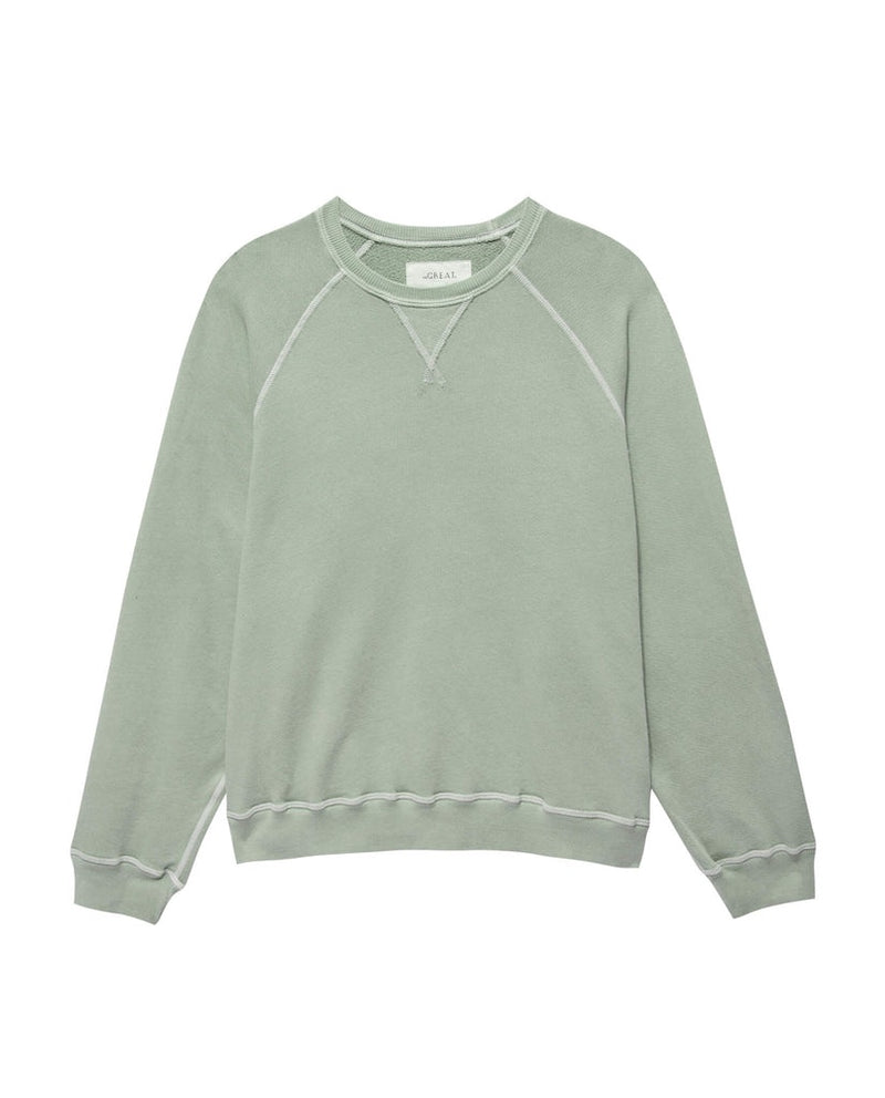 Slouch sweatshirt in seafoam