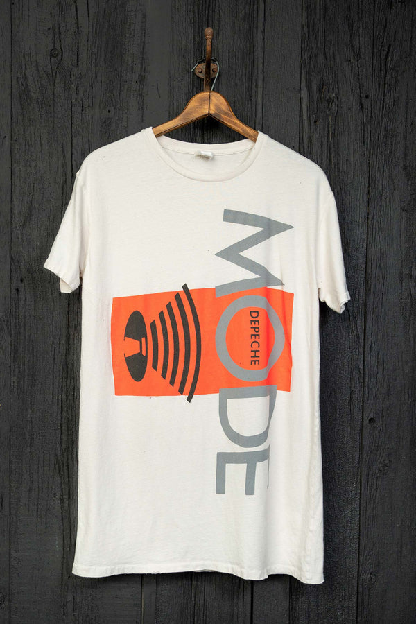 Depeche Mode '87 Oversized Tshirt Vintage White