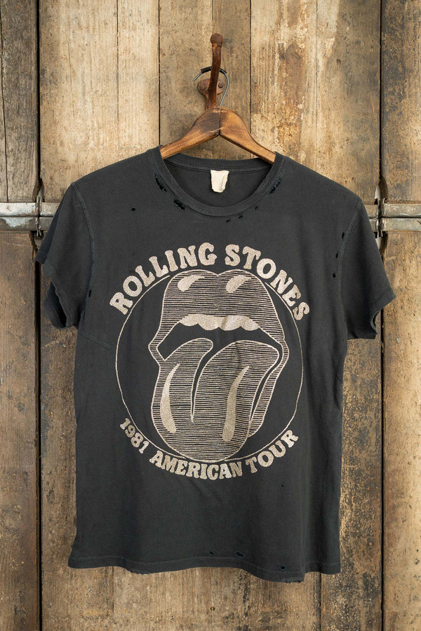 Rolling Stones '81 Tshirt in Coal