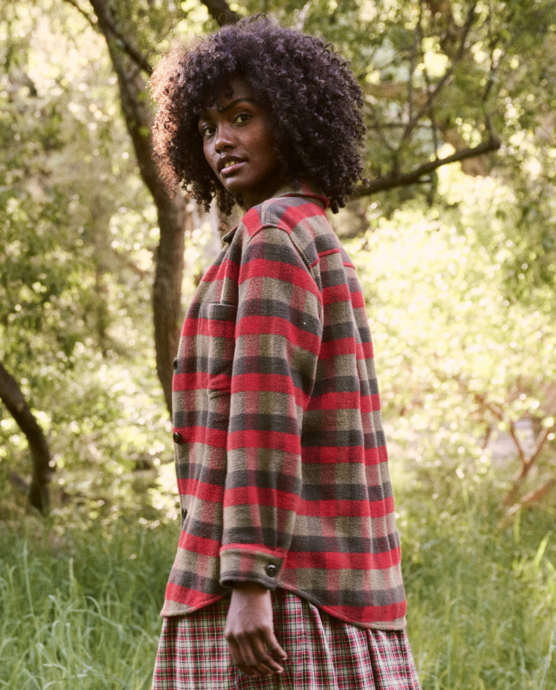 Craftsman shirt jacket in plaid TORSA