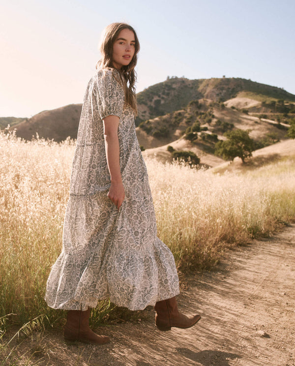 Dakota dress in grass print