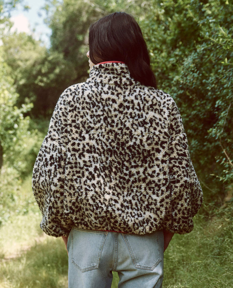 Country side pullover in leopard