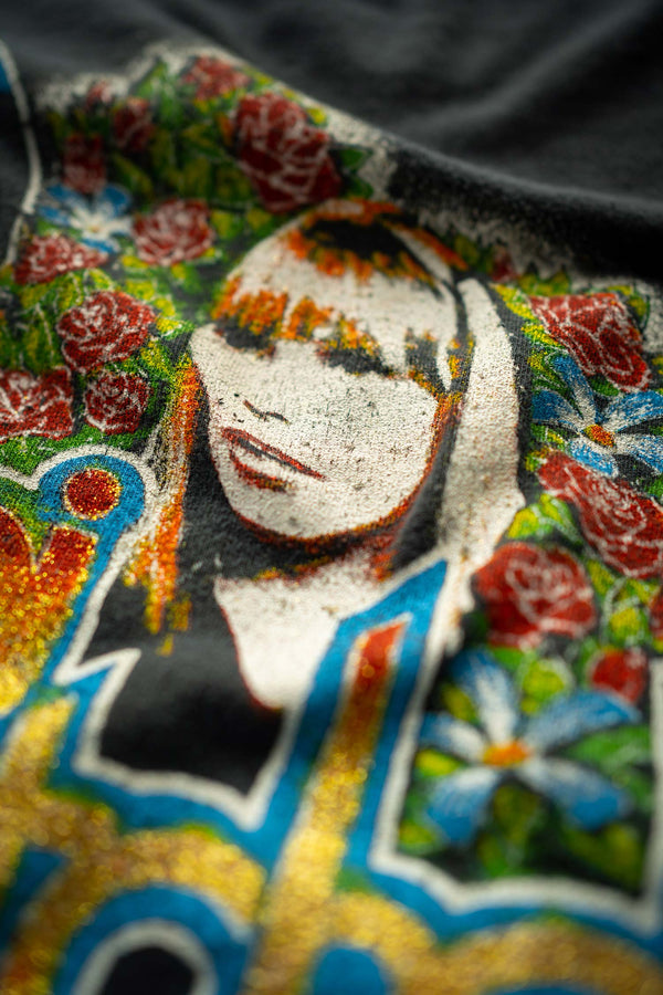 Joni Mitchell Tshirt in Coal