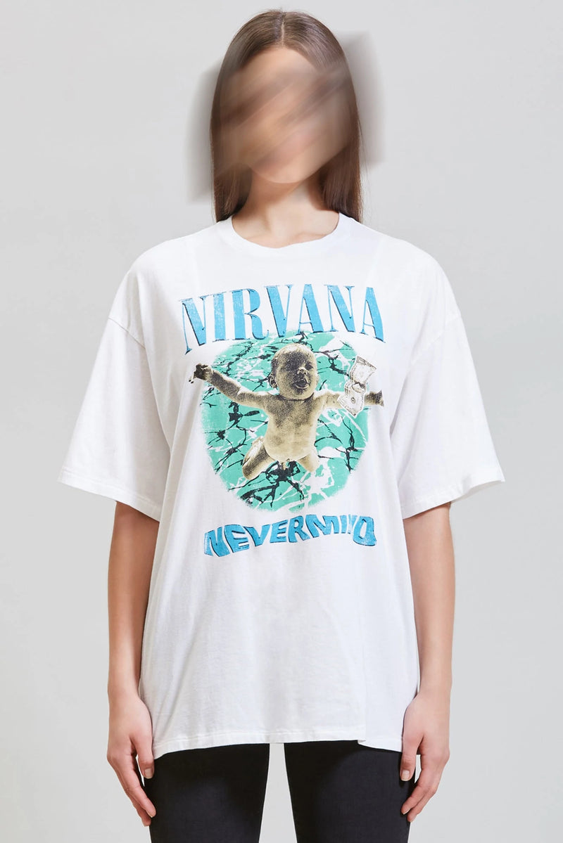 Nirvana tshirt in ecru
