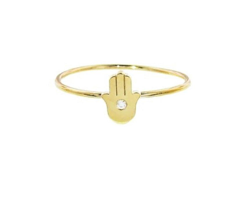 Mini Hamsa Hand Ring