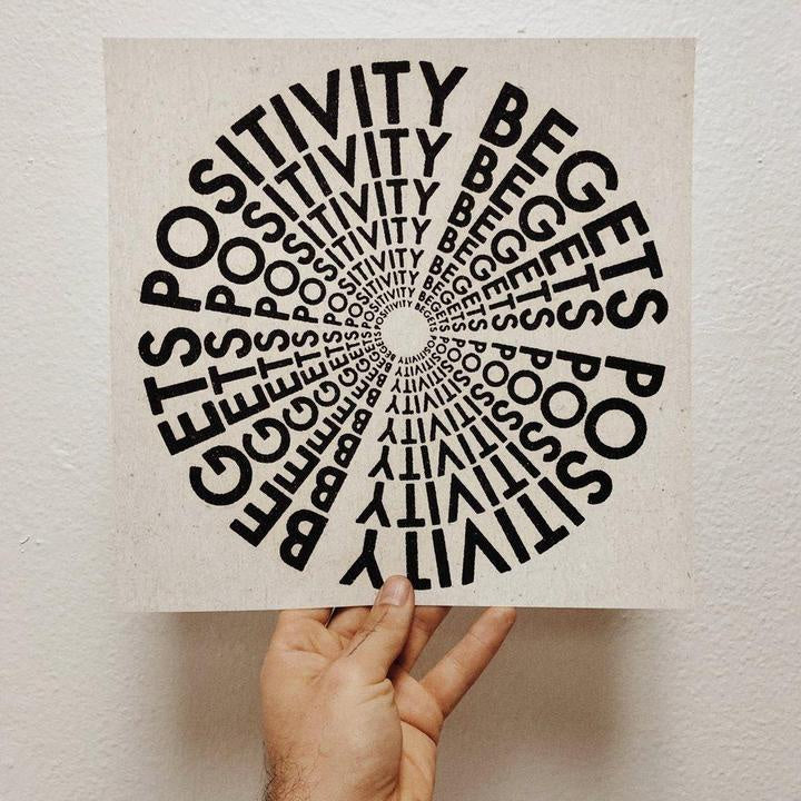 'POSITIVITY' PRINT