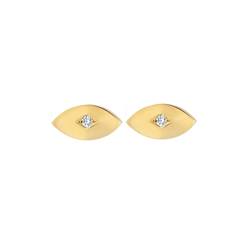 Mini Evil Eye Stud with diamond