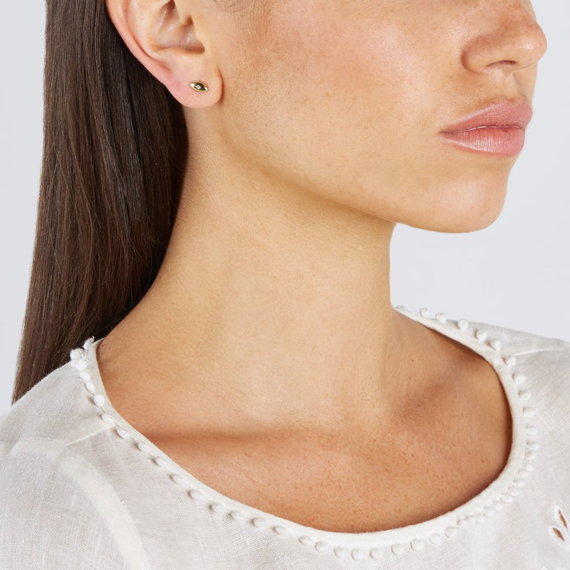 Mini Evil Eye Stud with diamond